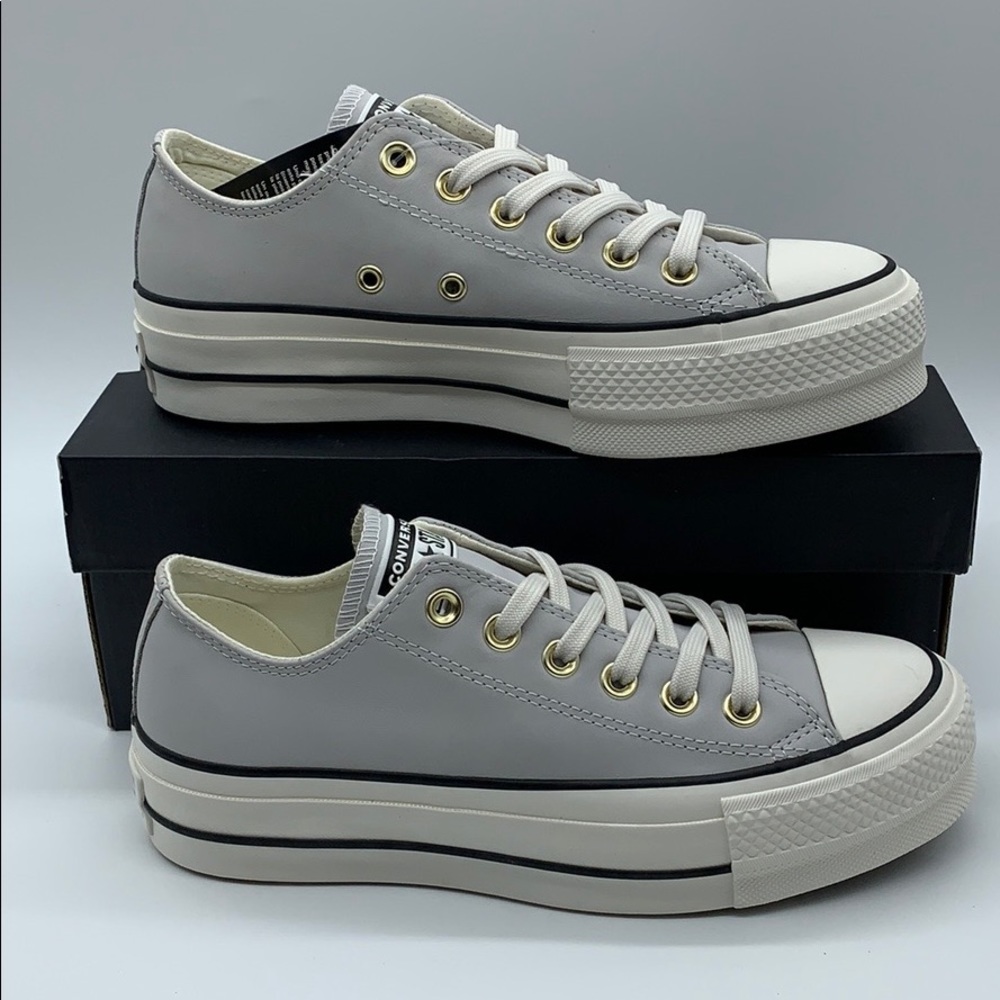 CONVERSE CTAS LIFT OX PLATFORM mouse/vintage white - Picture 14 of 16